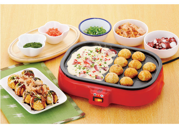 【たこ焼き】Ｍ７８ 　ランダル　カスタム HOME SWAN ホームスワン 着脱式 電気たこ焼き器 平プレート付き) SNT