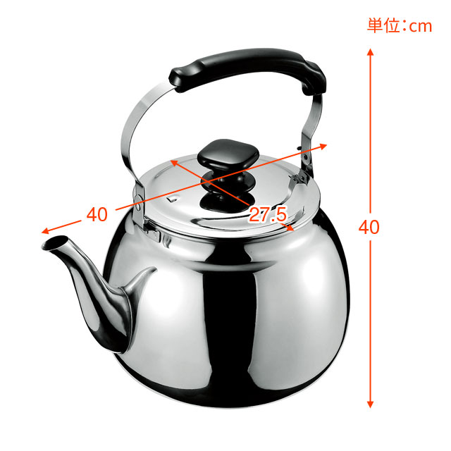 大容量やかん ビッグケトル 10リットル IH対応[ガス火もOK] やかん ステンレス ケトル 10L kettle BK-100  :10031811:生活館Livinza ヤフー店 - 通販 - Yahoo!ショッピング