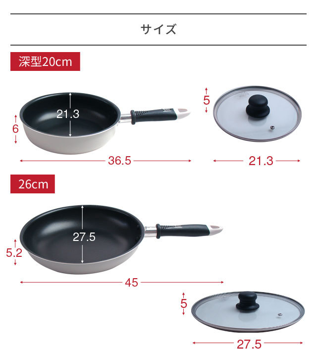 カリーナ フライパン 4点セット