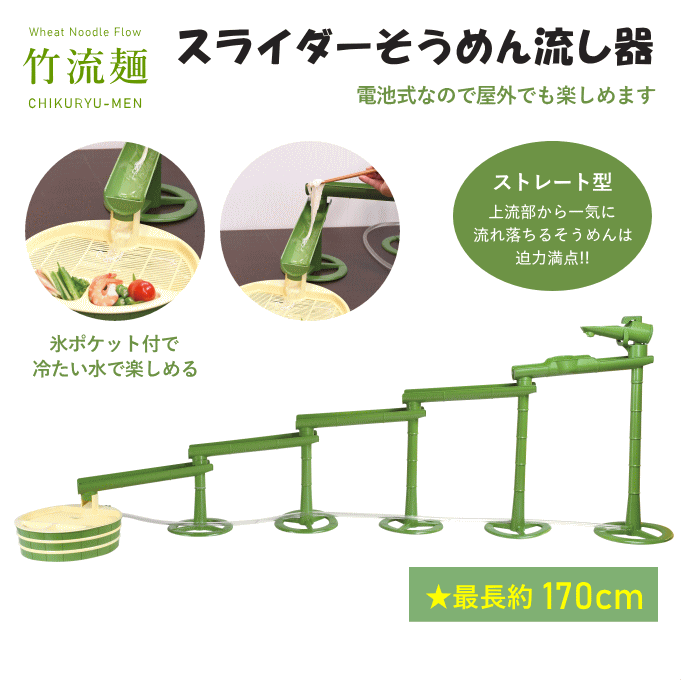 そうめんスライダー　流しそうめん機　 d-6794_13.gif