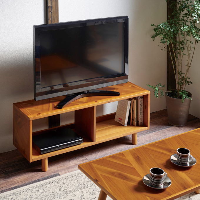 弘益 テレビ台 ローボード ロータイプ おしゃれ コーナー 100cm 収納