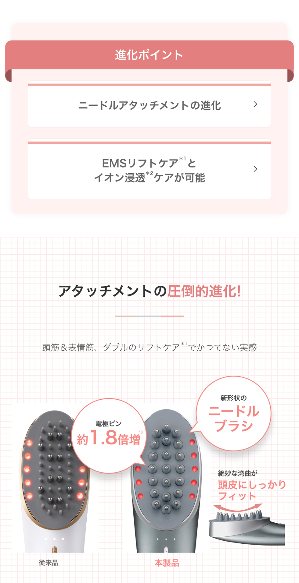 myse 【新商品】 / 美顔器 ブラシ EMS リフトケア 頭皮 頭筋
