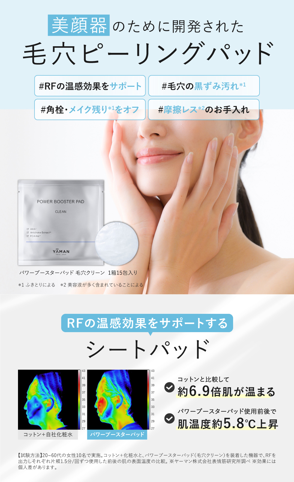 人気ランキング1位～（売れ筋商品） 専用シートパッド フォトプラス YA‐MAN / 毛穴 ラジオ波 美顔器 ボディ・フェイスケア