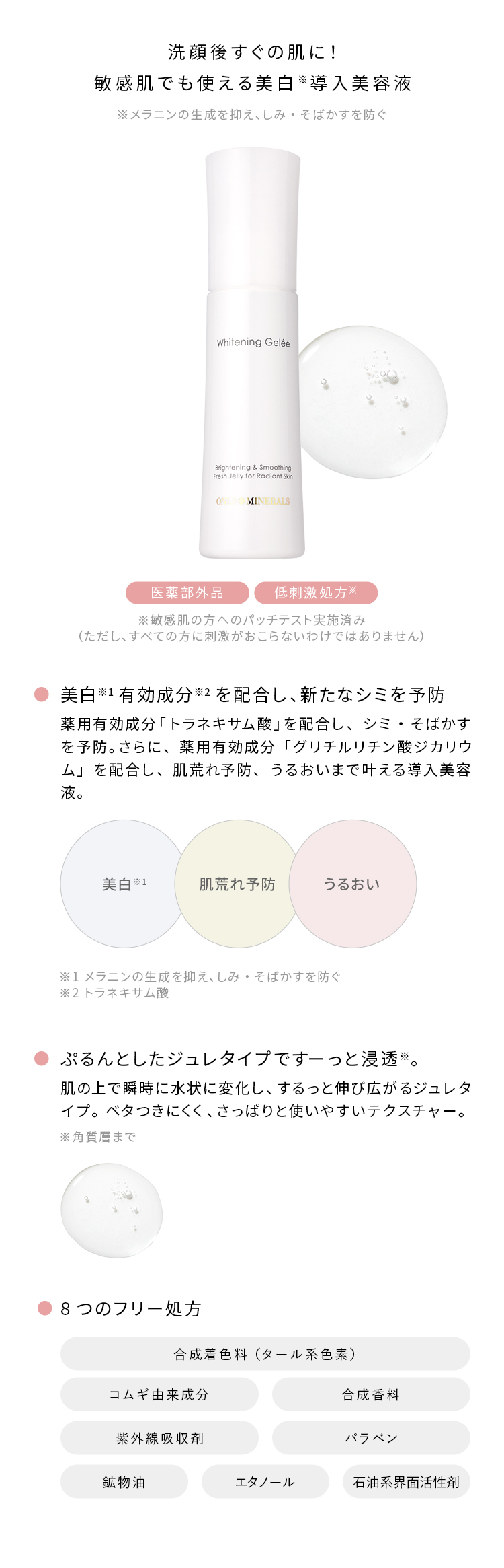 ONLY MINERALS（オンリーミネラル） ONLY MINERALS / 美白導入美容液 
