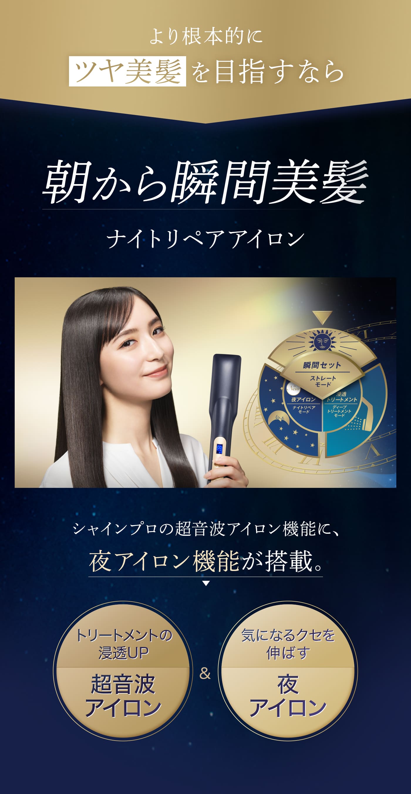 YA‐MAN（ヤーマン） ヘアケア 超音波 アイロン シャインプロ 公式