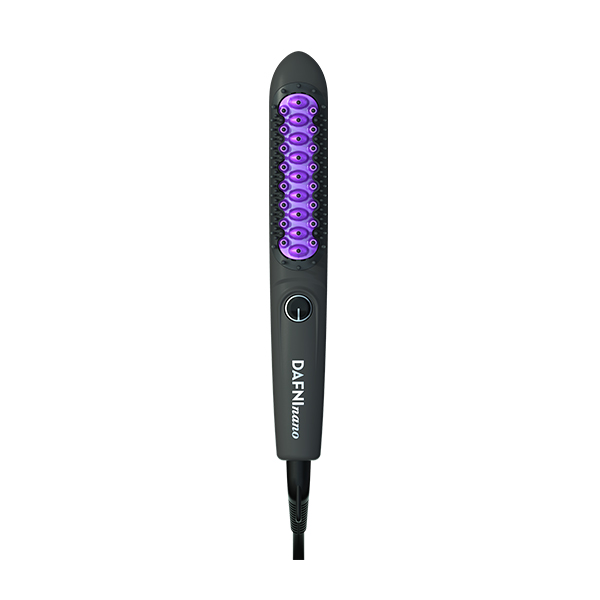 ヤーマン ストレートヘアアイロン ブラシ型 ツヤ DAFNI nano