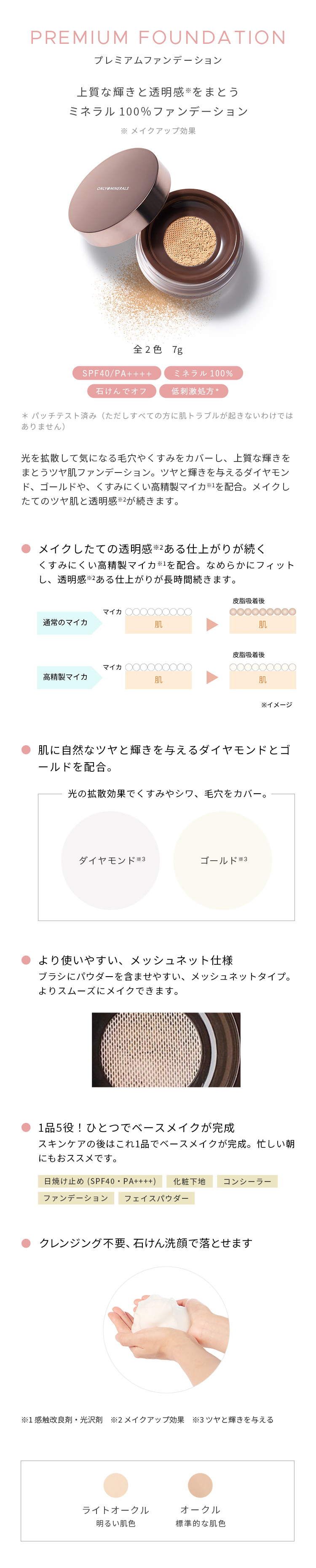 ONLY MINERALS（オンリーミネラル） ヤーマン ファンデーション