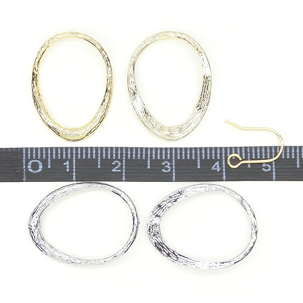 Ring Parts *Large Oval*★K16GPと本ロジウムカラー