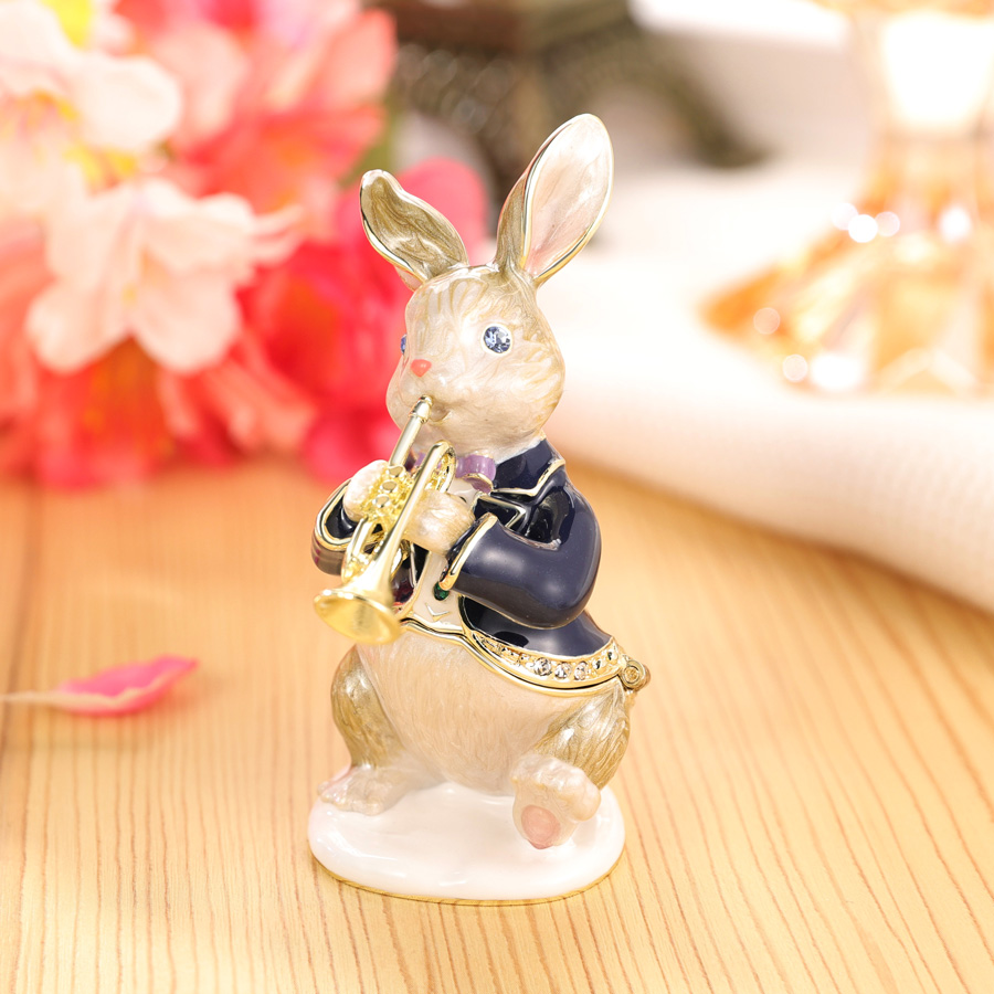 正規品】うさぎの楽器シリーズ 音楽隊 ウサギ バイオリン トランペット