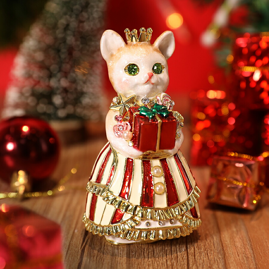 NO.54 クリスマス限定 銀箔入り❤️‼️猫ちゃんキャンドル 6221_005.jpg