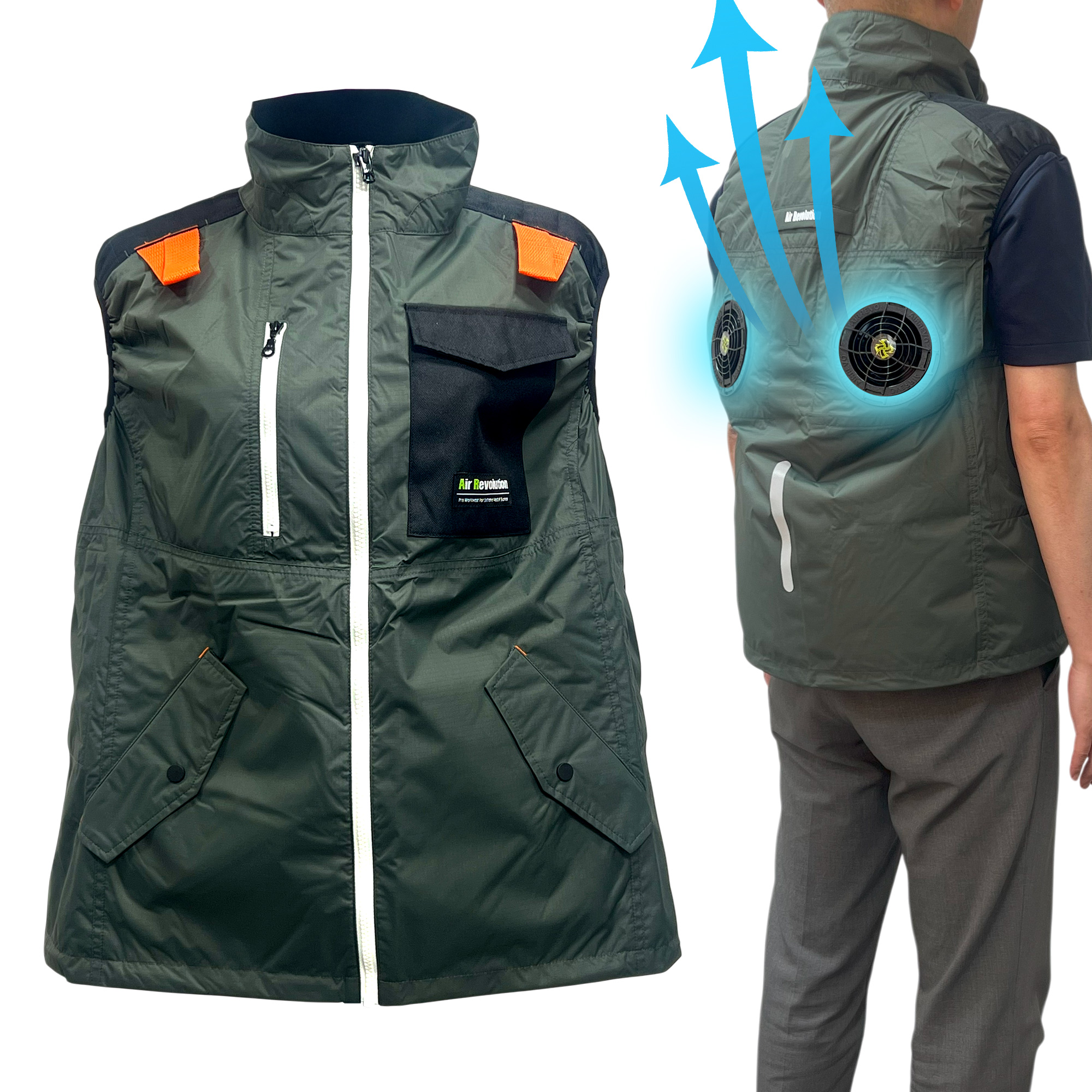 アルマックス（ALMAX） 選べるファン位置 冷風ベスト ファン付きベスト