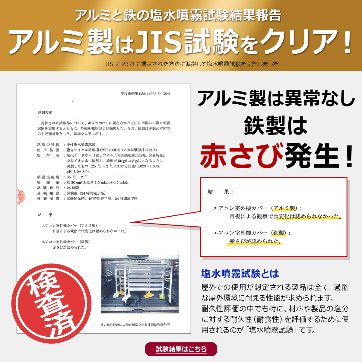 アルミ製 エアコン 室外機カバー 幅108cm 特大 木目調 グッドデザイン賞 日陰を作る 雪 日光 雨 おしゃれ DIY 室外機 節電対策 KB-108 あすつく 土日出荷OK | アルマックス | 01