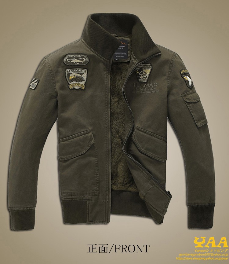 M65ジャケット メンズ ジャケット M65 裏ボア 裏起毛 ミリタリー