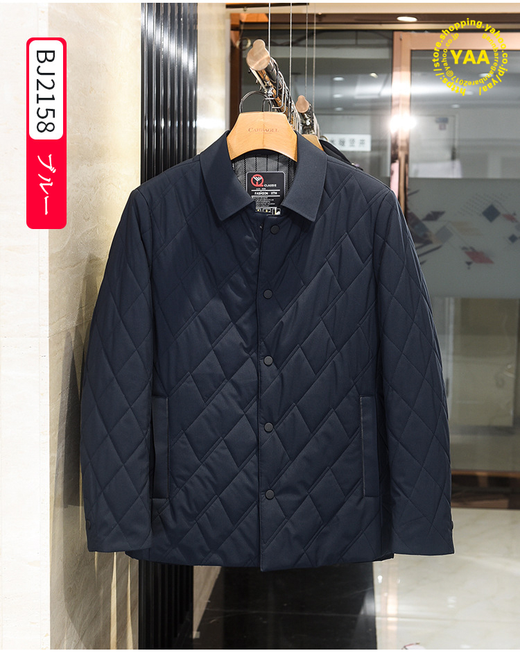 ゴールデンベア Goldenbear 濃茶ブラウン M メンズ キルティングジャケット 激安格安割引情報満載