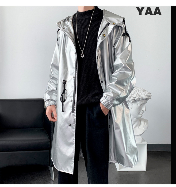 驚きの値段で おしゃれ フード付き ジップパーカー スプリングコート パーカー メンズ 防風 光沢 春 ロングコート カッコイイ パーカー サイズ L Www Auschule S Schule Bw De