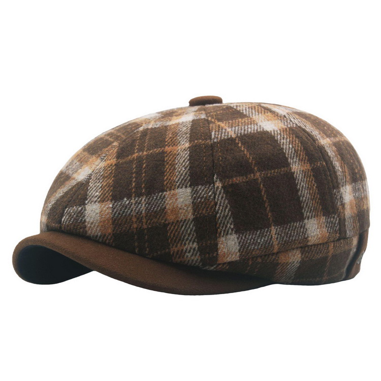 キャスケット レディース メンズ 帽子 チェック柄 ニュースボーイキャップ 小顔効果 深め 秋冬 防寒 母の日 ホワイトデー 2025 |  | 04