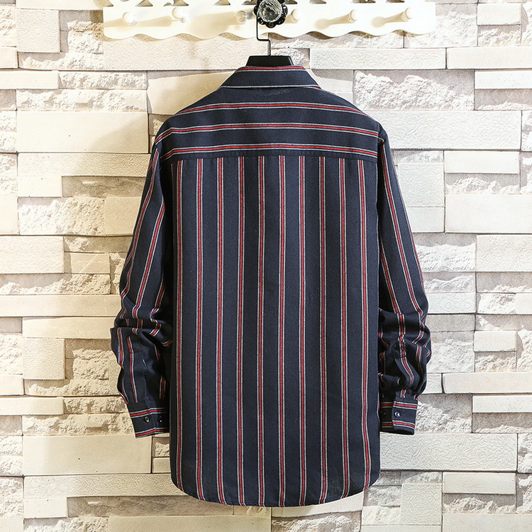 ストライプシャツ トップス 長袖 シャツ カジュアルシャツ きれいめ 30