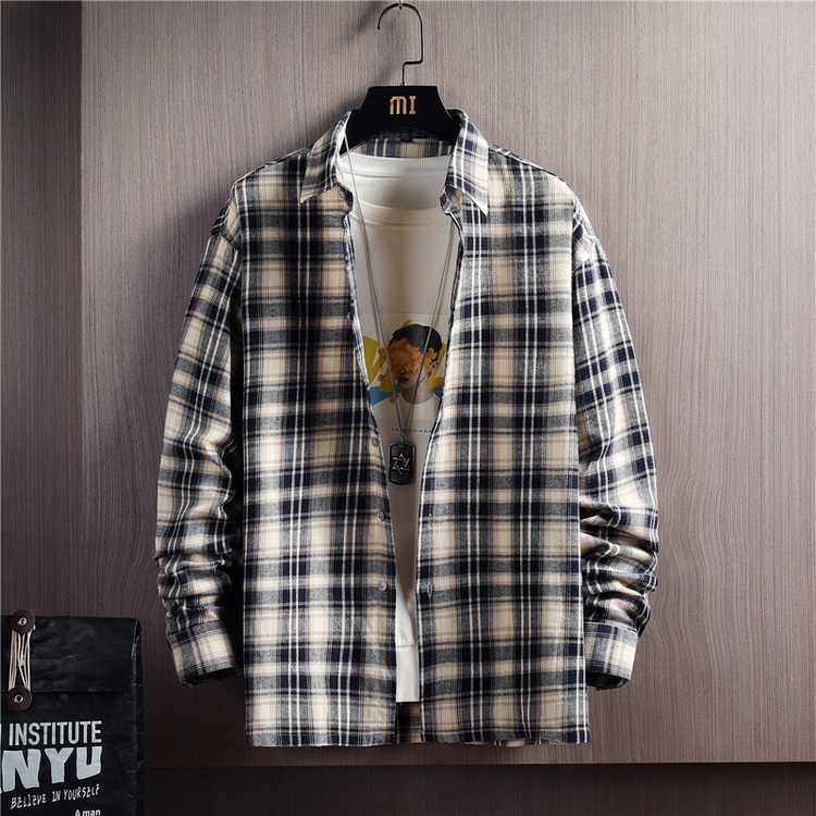 シャツ チェックシャツ メンズ レディース ネルシャツ トップス 長袖 カジュアルシャツ 秋服 秋物 父の日 |  | 01