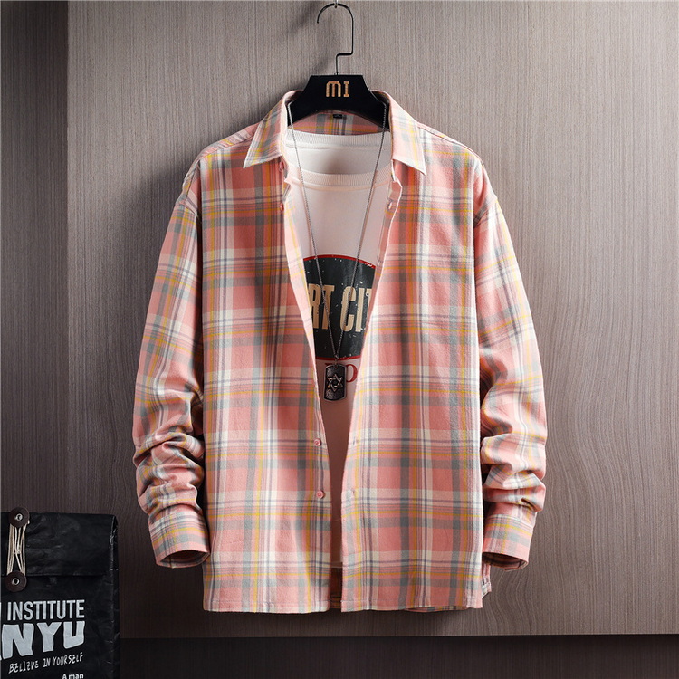 シャツ チェックシャツ メンズ レディース ネルシャツ トップス 長袖 カジュアルシャツ 秋服 秋物 父の日 |  | 04