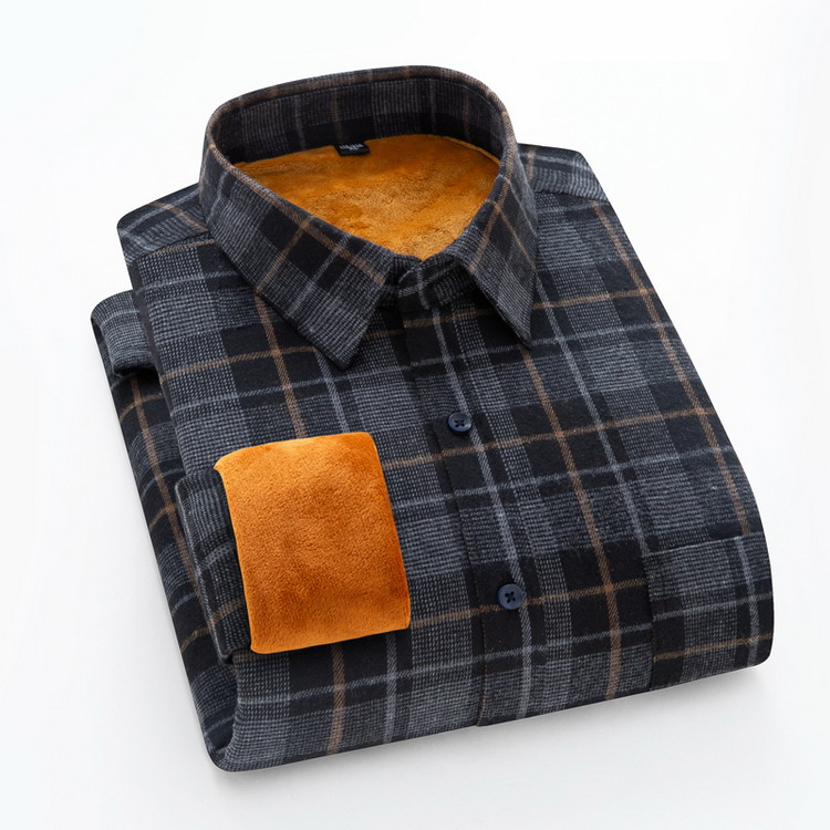 ネルシャツ メンズ 裏起毛 裏ボア チェックシャツ カジュアルシャツ トップス 長袖 シャツ 暖かい 防寒 秋冬 |  | 01