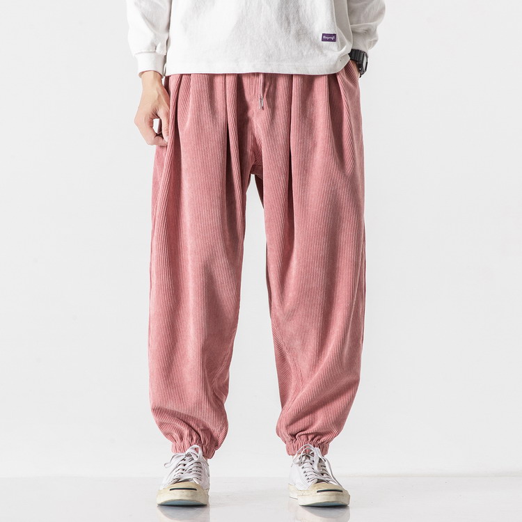 サルエルパンツ メンズ コーデュロイ 春服 春物 ウェストゴム