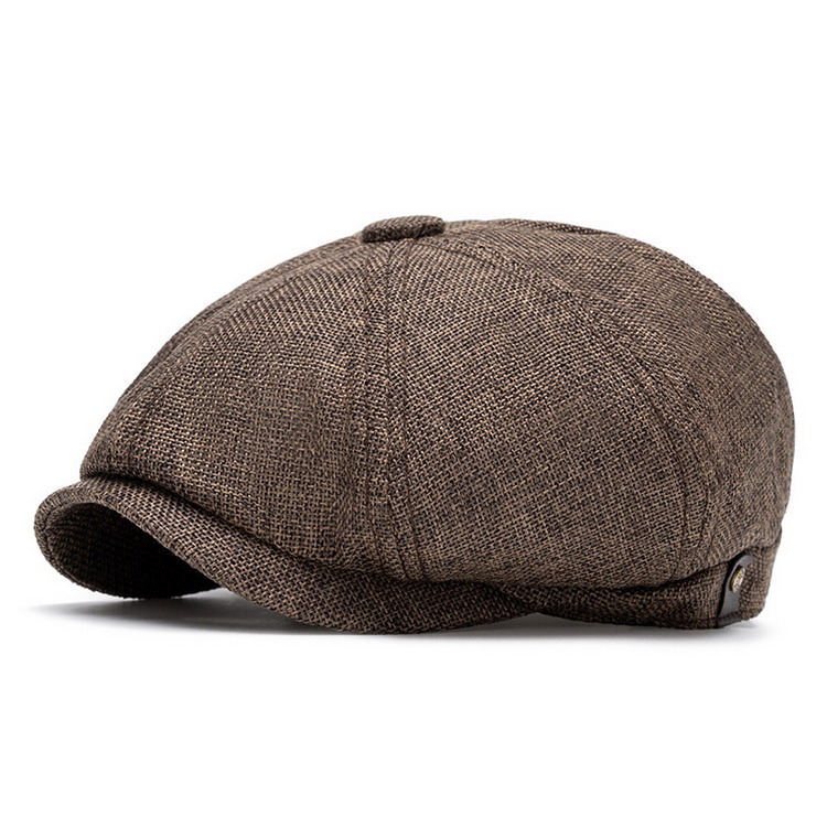 帽子 メンズ キャスケット帽 カジュアル カスケット ニュースボーイキャップ １００％綿 春夏秋 父の日 |  | 02