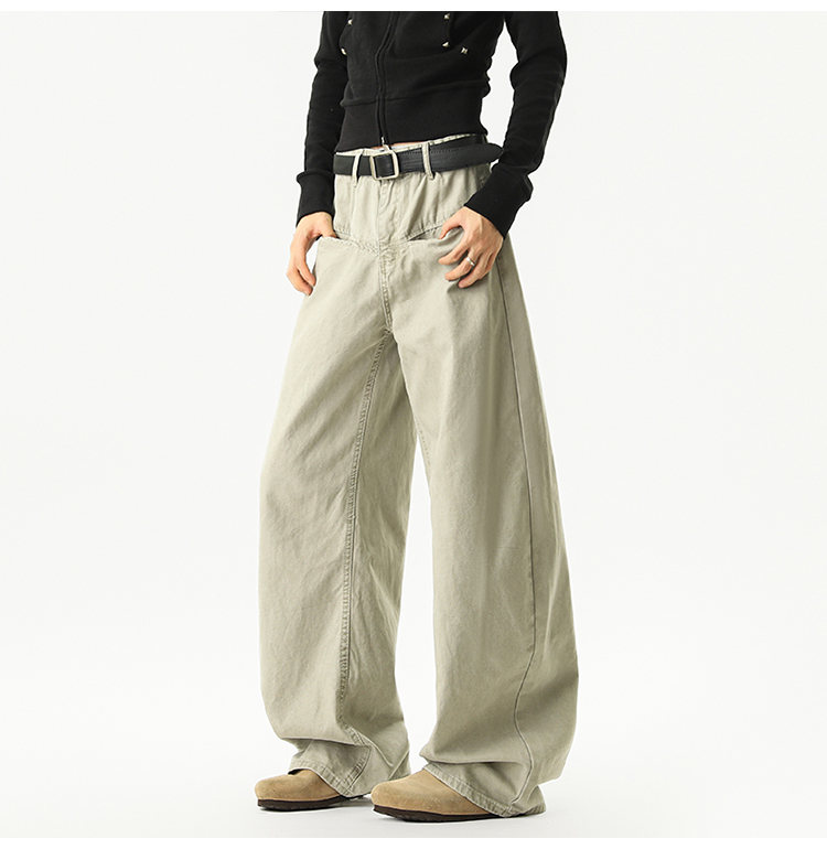 ワイドパンツ バギーパンツ 太め ルーズパンツ ロング丈 ボトムス