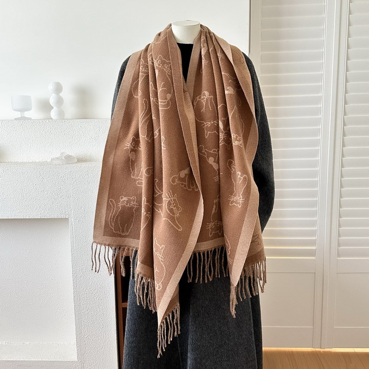 ストール 秋冬 あたたか マフラー 柔らかい リバーシブル ひざ掛け