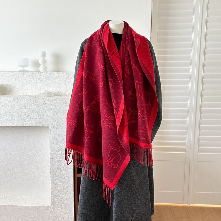 ストール 秋冬 あたたか マフラー 柔らかい リバーシブル ひざ掛け