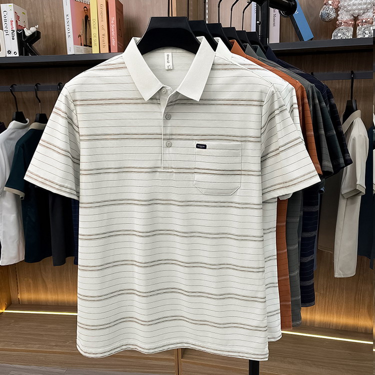 ポロシャツ ボーダー 半袖ポロシャツ トップス polo 40代 50代 60代