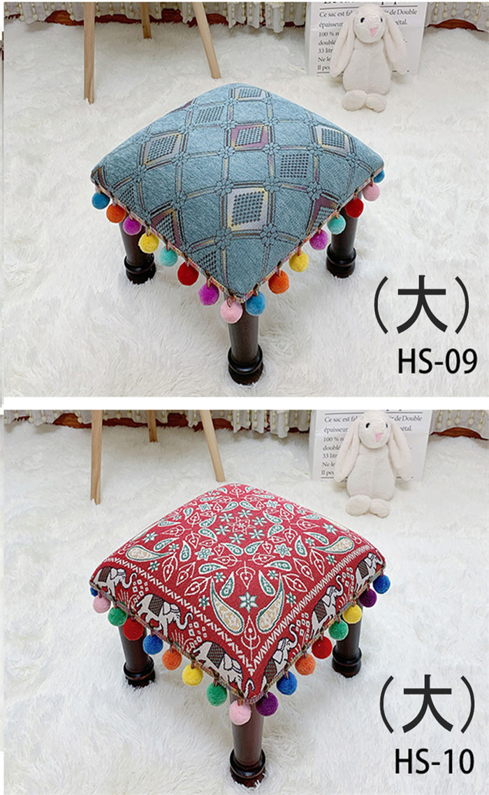 スツール椅子 トルコ風 木製 椅子 腰掛け 小/大 30*30cm スツール 
