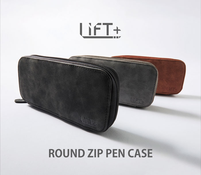 LIFT+ ラウンドジップペンケース グレー LIPC-01-GY : 商芸文具ヤフー