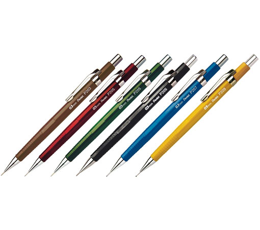 ぺんてる/Pentel ロングセラーシャープペン 0.3mm 0.5mm 0.7mm