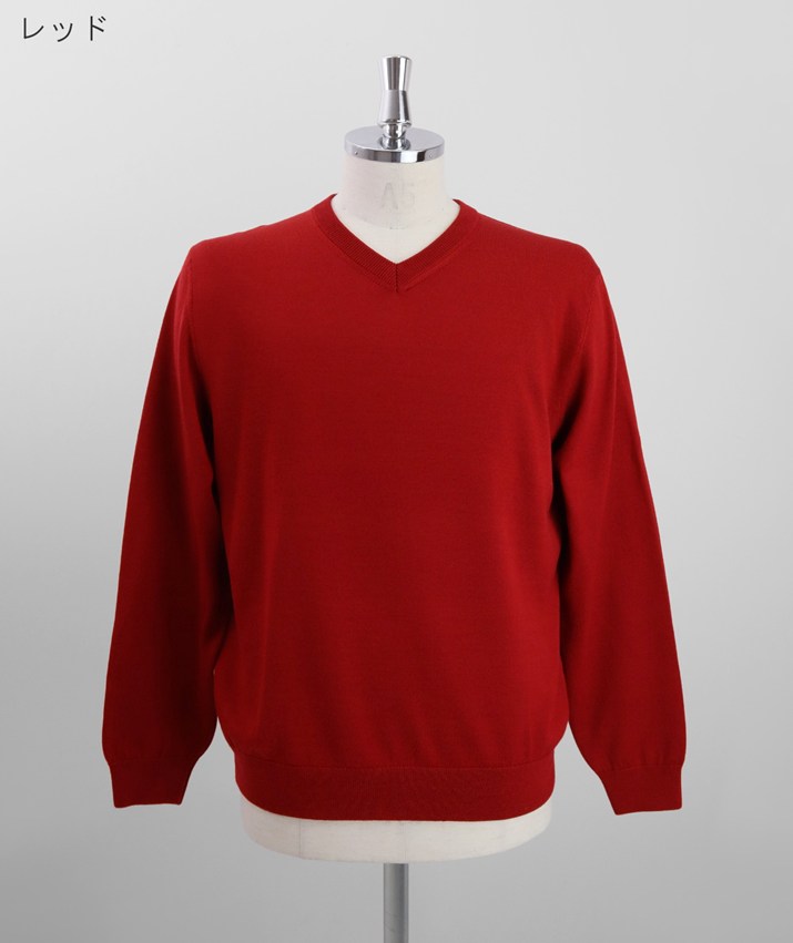 nacnarumade メンズ Vネック セーター 秋冬 冬 秋 日本製 ウール 長袖 薄手 五泉ニット ウールメンズVネックセーター nacnarumade メンズ Vネック セーター 秋冬 冬 秋 日本製 ウール 長袖