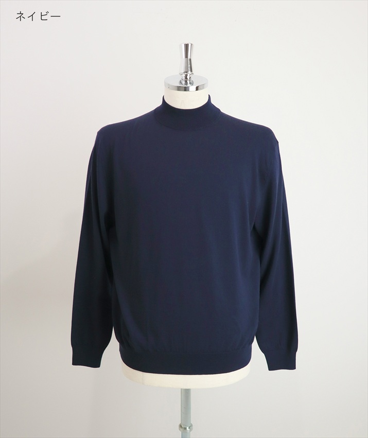 nacnarumade メンズ ハイネック セーター ウール 100% 秋冬 冬 秋 日本