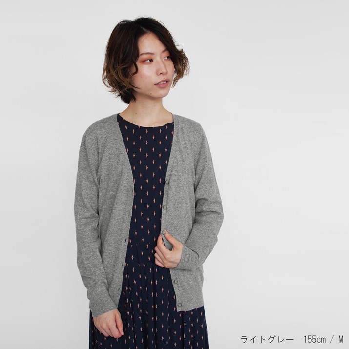 ヤマト工芸 GOBI（ゴビ） カシミヤ１００％ケーブル柄カーディガン 