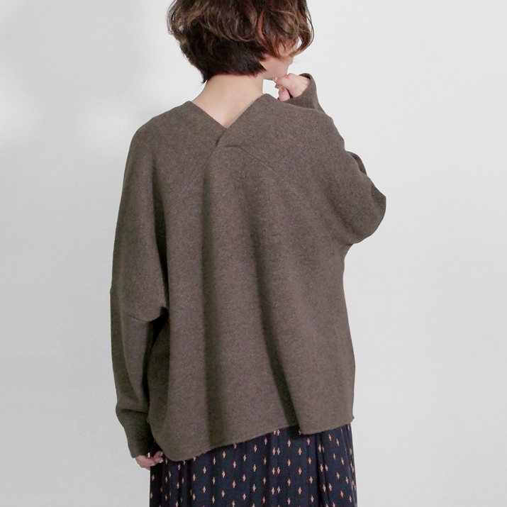 PRODIGAL（プロディガル） ウールカシミヤ ショート丈 カーディガン