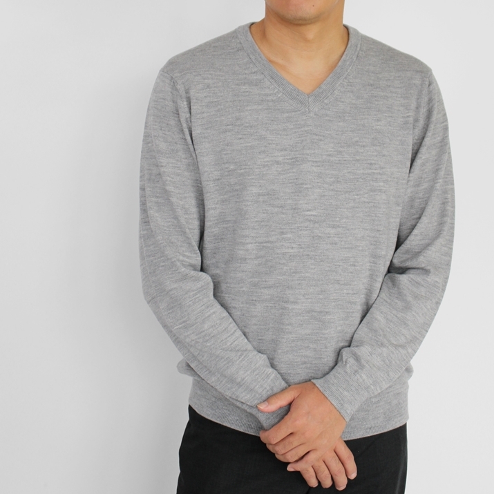 PRODIGAL（プロディガル） ウール 100％ メンズ Vネック プルオーバー