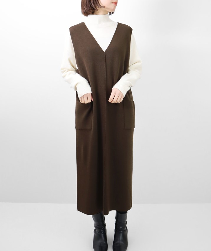 PRODIGAL（プロディガル） ミラノリブ ジャンパースカート 洗える