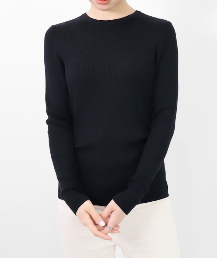 PRODIGAL（プロディガル） シルクカシミヤ リブセーター 長袖