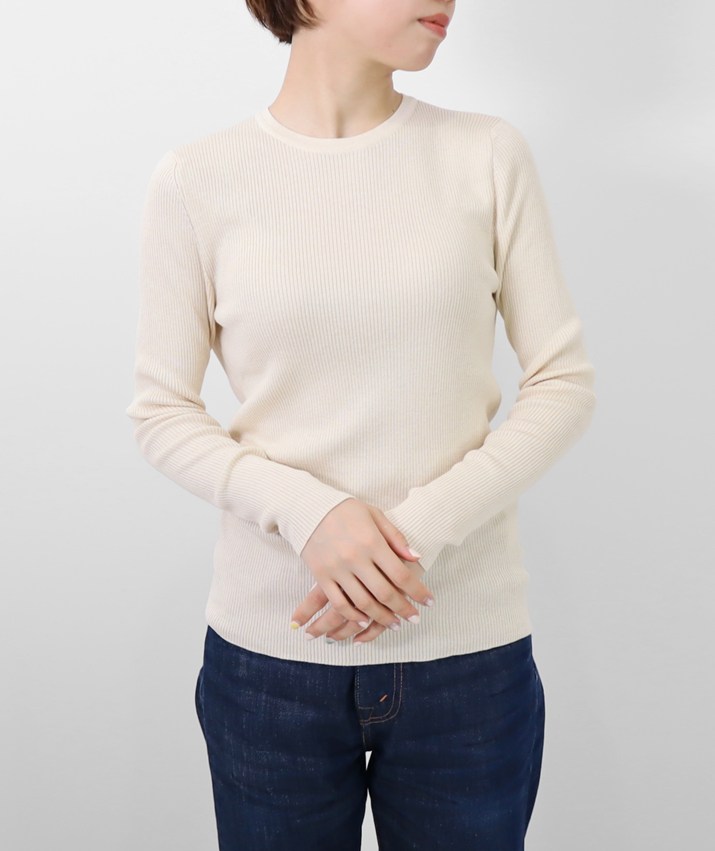 PRODIGAL（プロディガル） シルクカシミヤ リブセーター 長袖