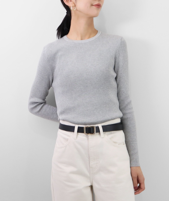 PRODIGAL（プロディガル） シルクカシミヤ リブセーター 長袖