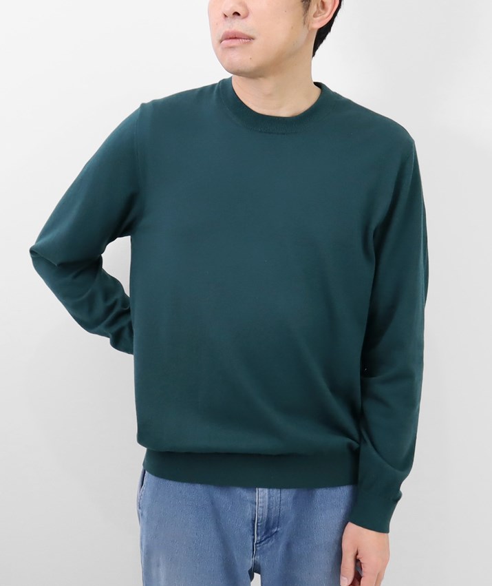 PRODIGAL（プロディガル） メンズ コットンカシミヤ クルーネック 