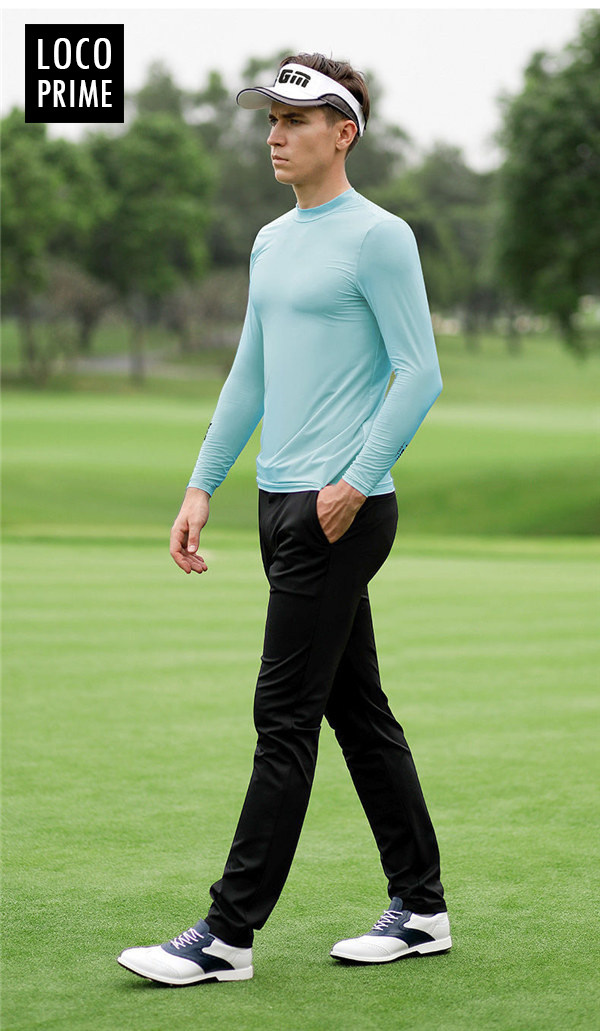 ゴルフウェア メンズ コンプレッションインナー インナー シャツ ゴルフインナーシャツ アンダーウェア 長袖 ひんやり 日焼け防止 紫外線対策 送料無料