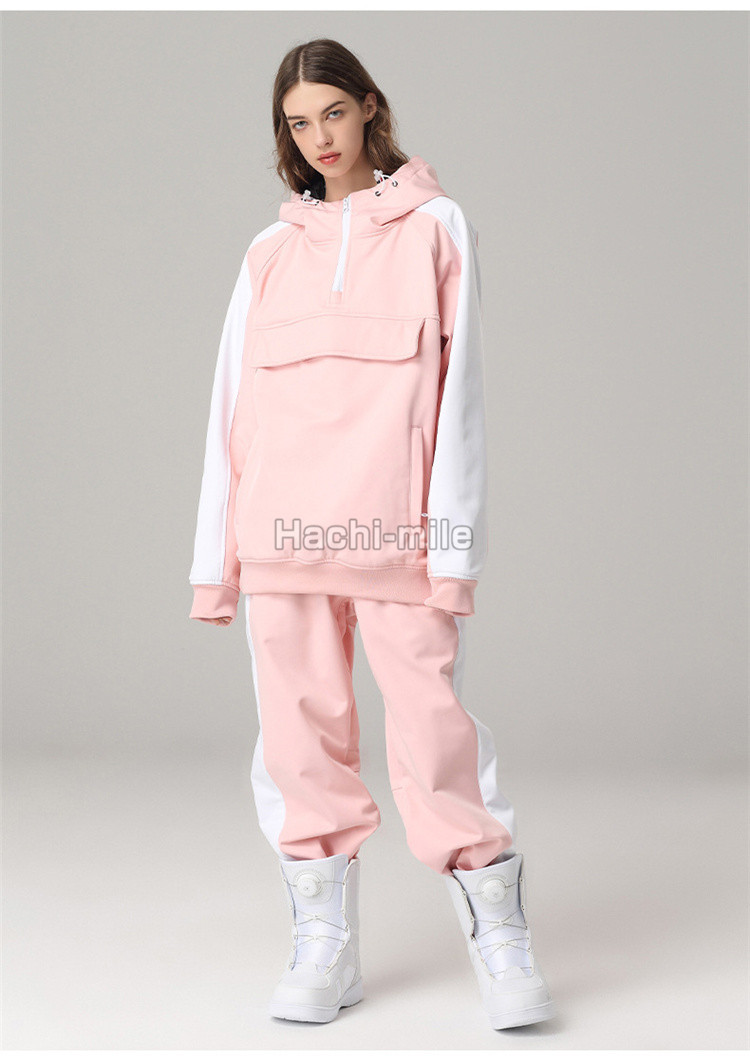 【国産】 スノーボードウェア 上下セット スキーウェア メンズ レディース パーカー パンツ 配色 おしゃれ スノーボード ジェンダーレス 【X2541679554】(16646円)