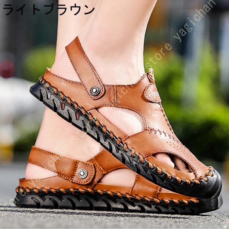 2WAY登山サンダル メンズ アウトドアサンダル つま先保護 一足両用 スポサン サマー 滑りにくい 排水加工 水陸両用 蒸れない 耐磨耗 外履き トラベル |  | 03