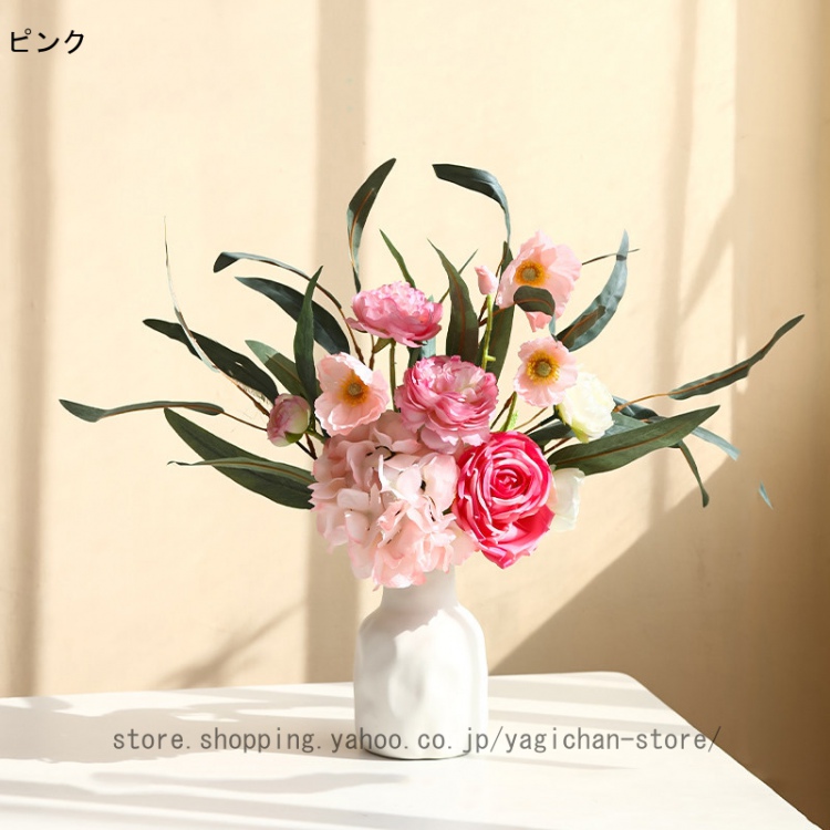 造花 インテリア 花瓶付き 枯れない花 卓上用 おしゃれ