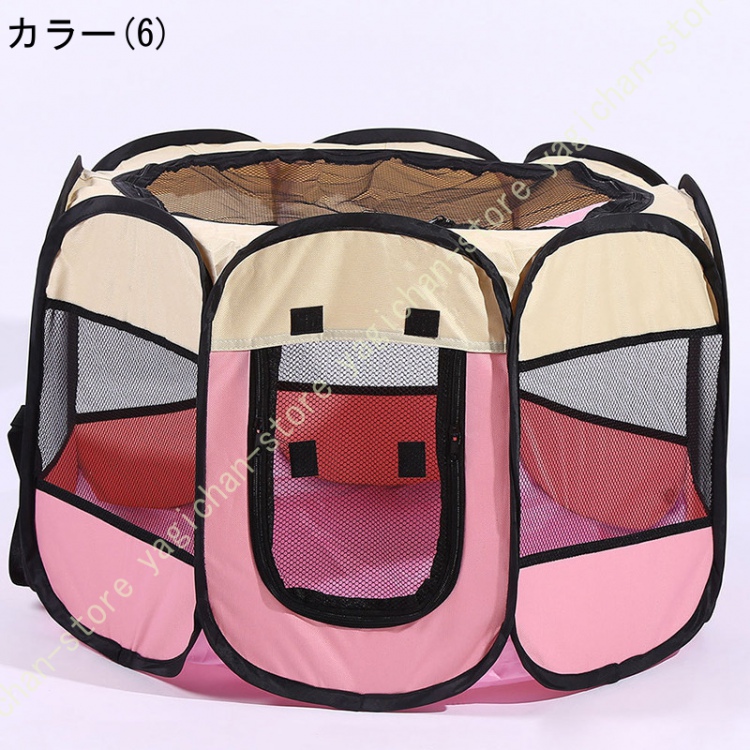 犬 さーくる ケージ ゲージ 折りたたみ 屋根付き ペットリング メッシュリング 折り畳み Sサイズ Mサイズ Lサイズ ペットケージ 屋外 アウトドア 猫 防災 避難 |  | 06