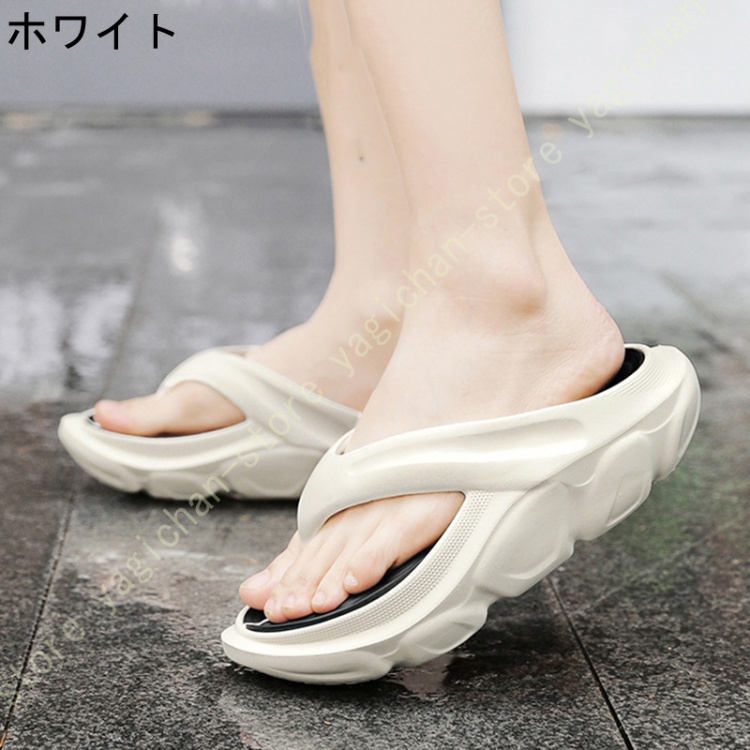 厚底 サンダル メンズ ビーチサンダル フラット トングサンダル スリッパ ルームシューズ 滑り止め 防臭 速乾 柔らかい 軽量 歩きやすい 蒸れない 通年適用 |  | 01