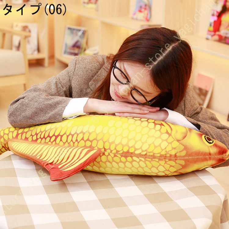 金魚 ぬいぐるみ 大きい リアル鯉 かわいい 抱き枕 もちもち 柔らかい サカナ クッション 特大 かっこいい リアルアニマル 抱き枕 動物 人形 男の子 女の子｜yagichan-store｜07